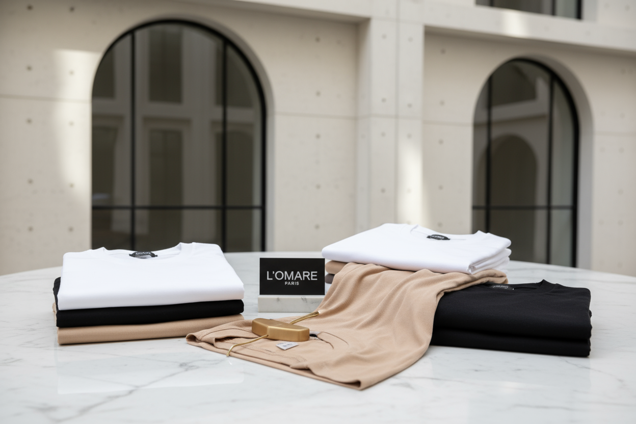 Explore the L’OMARE PARIS T-Shirts Collection — effortless sophistication crafted for the modern wardrobe.
